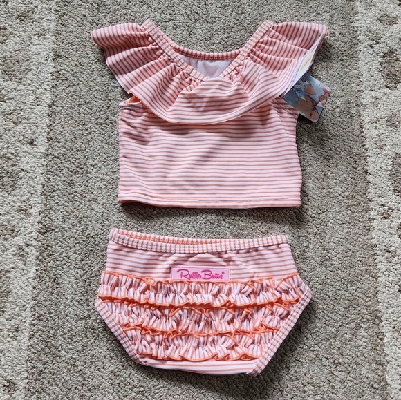 Ruffle Butts Striped Tankini - Picture 3 of 5